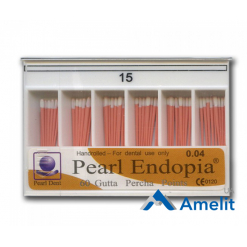 Штифти гутаперчеві 0.4 кон., №15 (Pearl Dent), 60 шт./пак.